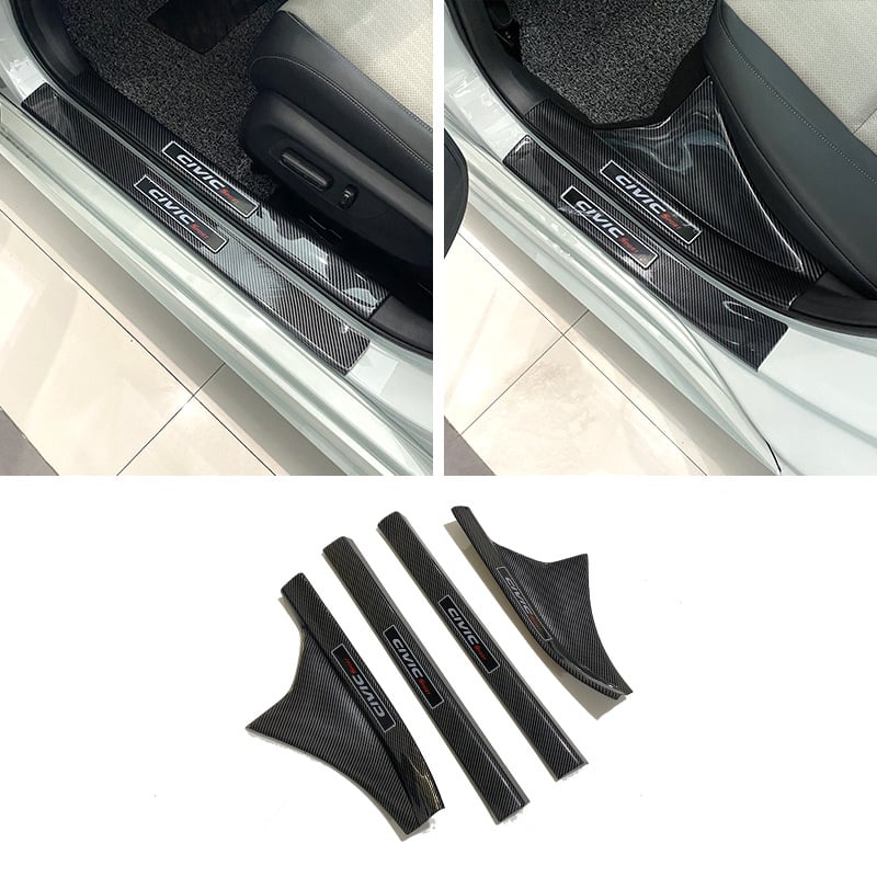 Прагова лента и декоративна лайсна за Honda Civic 11‑то поколение (2022) — пластмасова, First Domain, съвместимо с багажник и задния капак