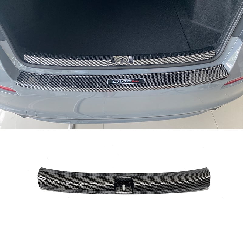 Прагова лента и декоративна лайсна за Honda Civic 11‑то поколение (2022) — пластмасова, First Domain, съвместимо с багажник и задния капак