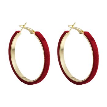 Geometriai kör fülbevalók, 925 ezüst tűvel, rézbázisú aranyozott bevonattal, aranyszín megőrző elektropolírozás, Maillard stílusú irodalmi retro