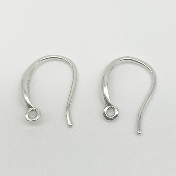 Jiabaoli S925 сребърни обици с кука за ухо – геометричен стил, DIY бижута, плочка с мъниста, мрежеста кука