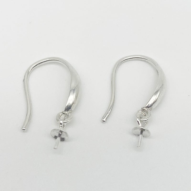 Jiabaoli S925 сребърни обици с кука за ухо – геометричен стил, DIY бижута, плочка с мъниста, мрежеста кука