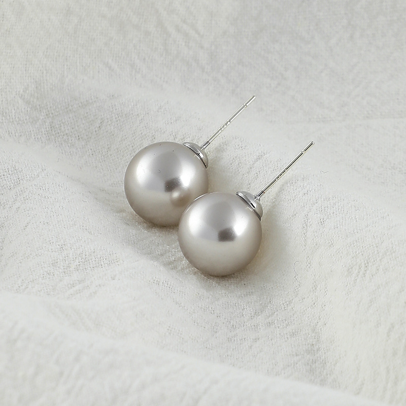 Naušnice s perlom bez probijanja – Small Jun Jewelry, ženski, jednostavan stil (Materijal: Perl; Marka: Small Jun Jewelry; Stil: Ženski, Jednostavan; Kategorija: Naušnice)