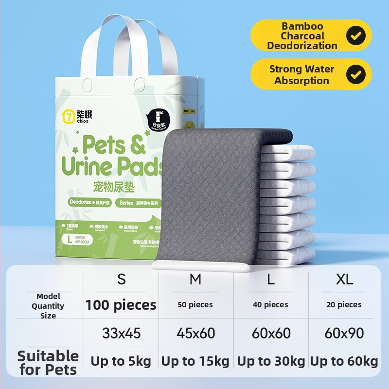 Pad de scutec pentru câini, dezodorizant, absorbant, îngroșat, 100 bucăți, de unică folosință