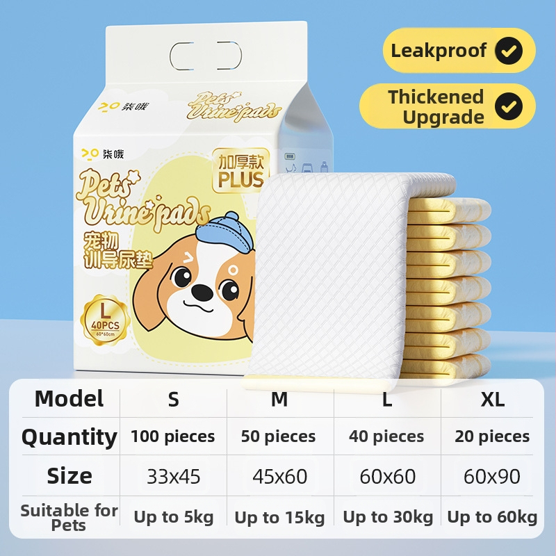 Pad de scutec pentru câini, dezodorizant, absorbant, îngroșat, 100 bucăți, de unică folosință