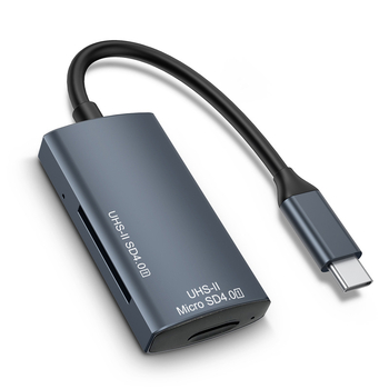 USB Type-C 4.0 čitač kartica – sve-u-jednom, SD/SDHC/TF/MicroSD, UHS-II, model YC-440