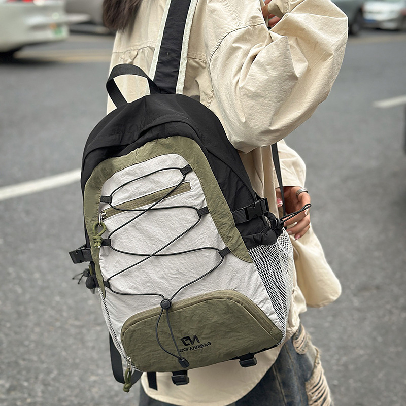 Šnórni ruksak za outdoor sportove - 20–35 L, Oxford tkanina, kompatibilan s 14-inčnim laptopom, zakrivljene naramenice, prozračan i ultra lagan