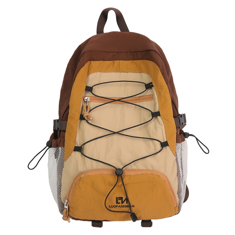 Šnórni ruksak za outdoor sportove - 20–35 L, Oxford tkanina, kompatibilan s 14-inčnim laptopom, zakrivljene naramenice, prozračan i ultra lagan