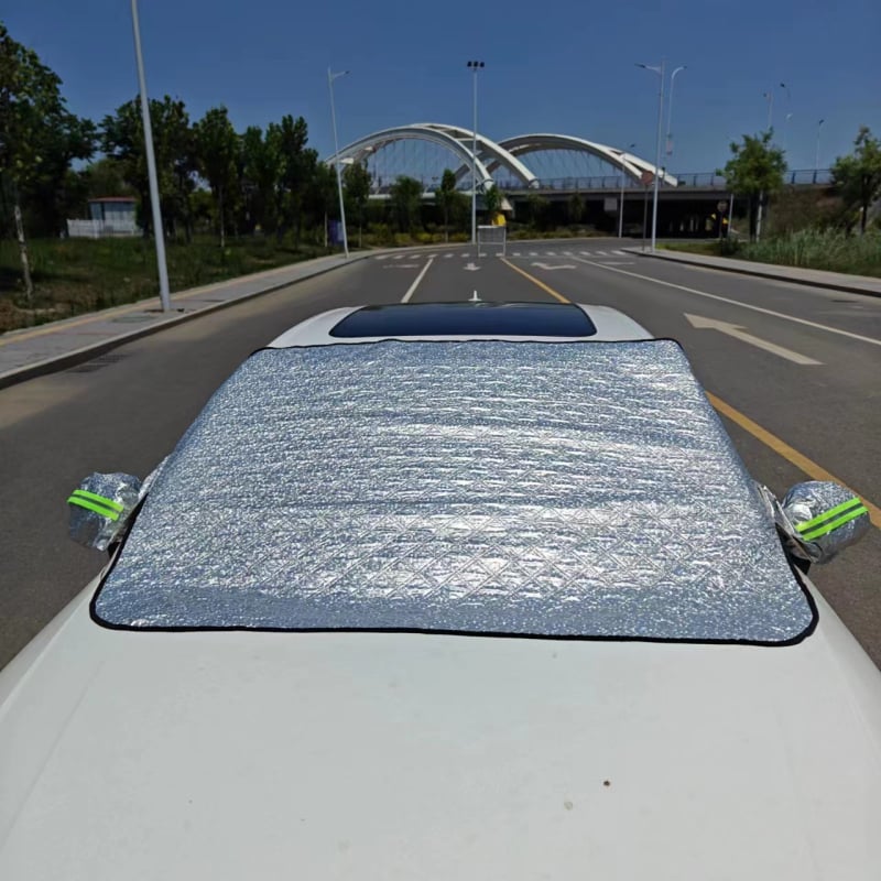 Automobilska sunčana sjenila s aluminijskim filmom, magnetsko postavljanje, težina 0,5 kg (Materijal: aluminijski film; Tip: sjenilo za sunce; Ugradnja: magnetska; Težina: 0,5 kg)