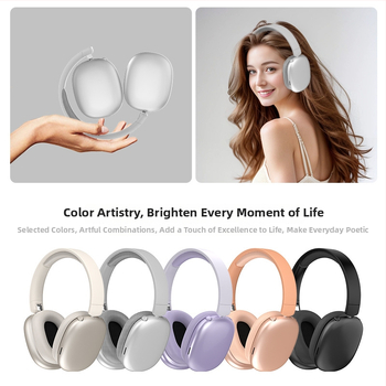 Pangpai bežične over-ear slušalice – Bluetooth 5.4, domet 10 m, trajanje baterije 4–8 h, kapacitet baterije 200 mAh, vodootpornost za svakodnevnu upotrebu