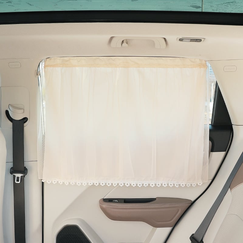 Perdea de protecție solar auto pentru interior, perdea de intimitate pentru geamul din spate, material plasă, tip opac gros, montaj lamelar, cod produs XP909, marcă Group ch