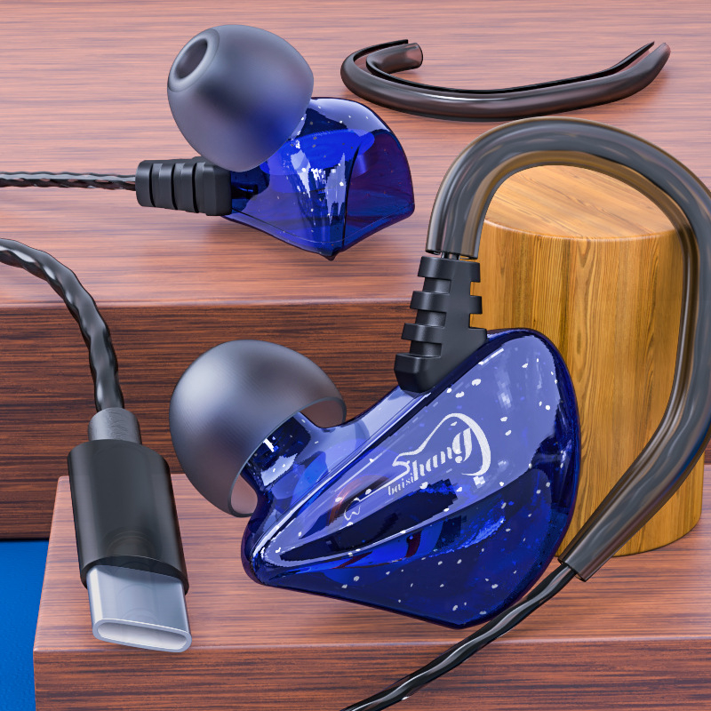 Bestair X60 aussu āķa austiņas, vadu, dinamisks skaņas pārveidotājs, 108 dB jutība, Android savietojams