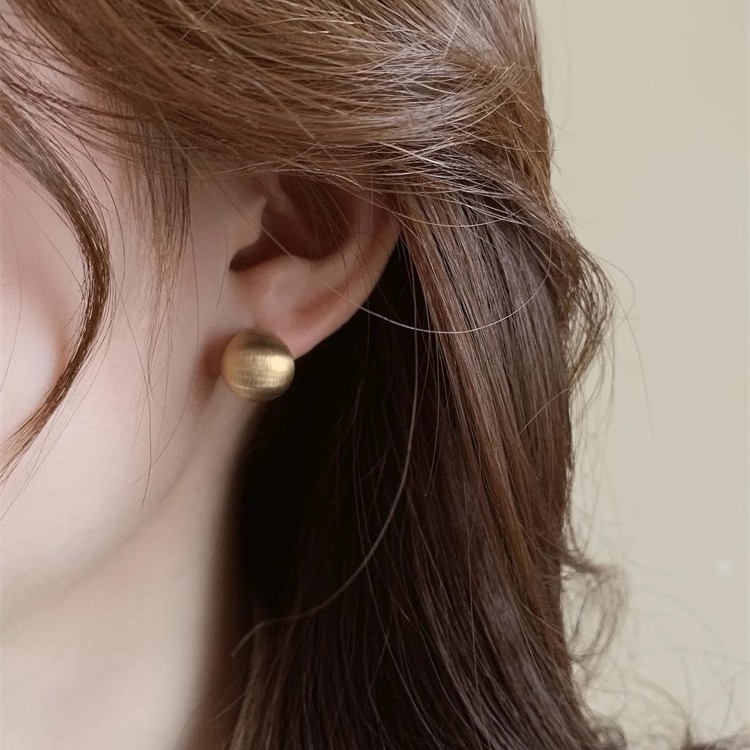 Kapcsos fülbevaló – Geometriai stílus, Réz, Jiuhan, Elektroplakálás, Súly 0.02