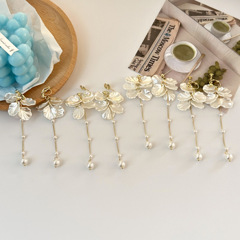 Овеци с пискюл от мидени перли – акрил, корейски стил, свежи и сладки, за жени