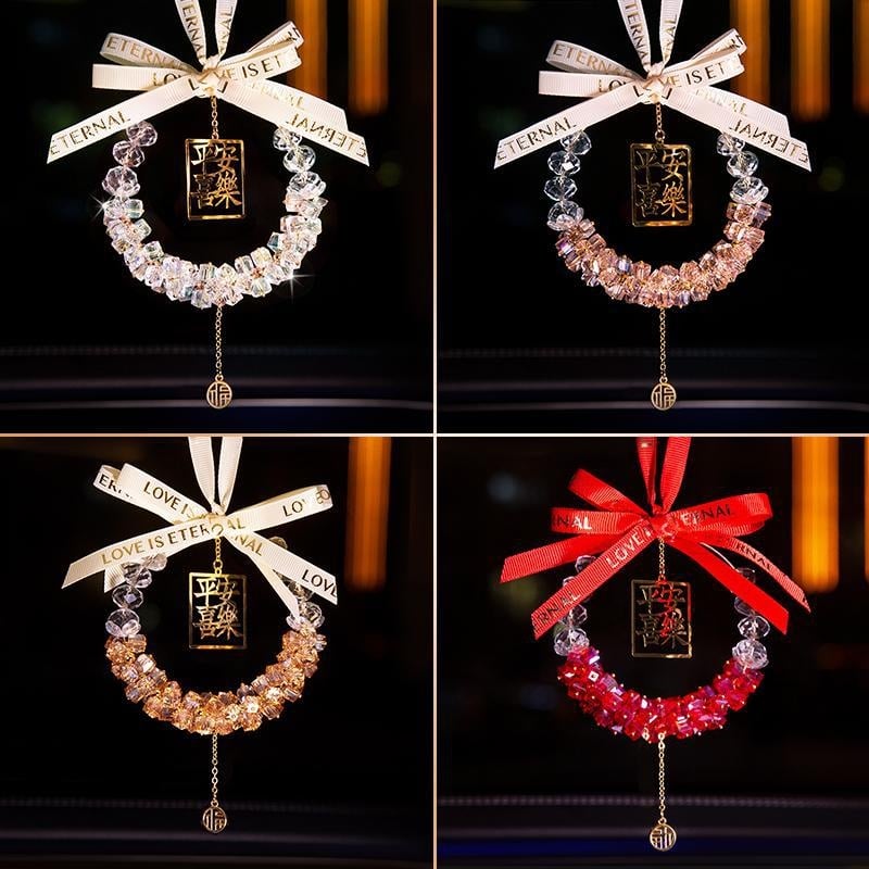 Кристална автомобилна висулка, модерен стил, за интериорен декор на автомобила