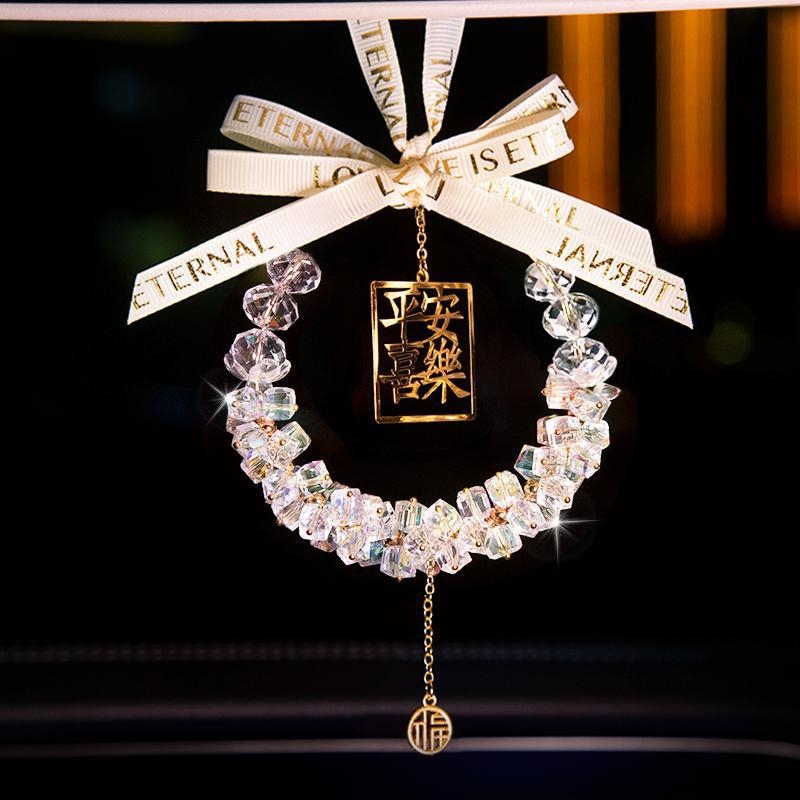 Кристална автомобилна висулка, модерен стил, за интериорен декор на автомобила