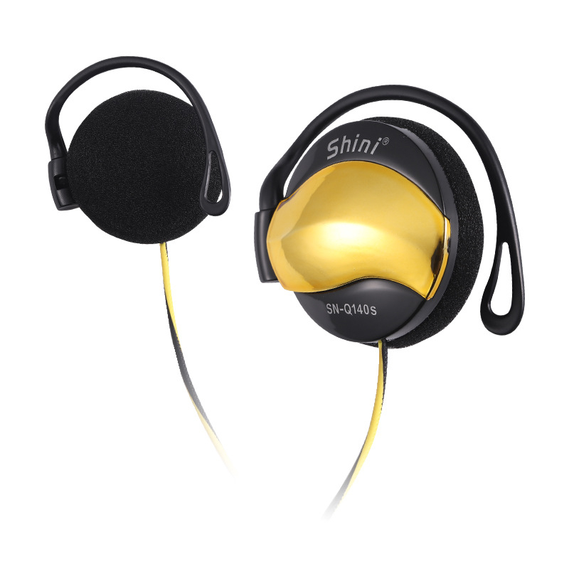 Beini ушни слушалки с ушна кука, жични, с настройка на баса, директен щепсел, за спорт и HD разговори