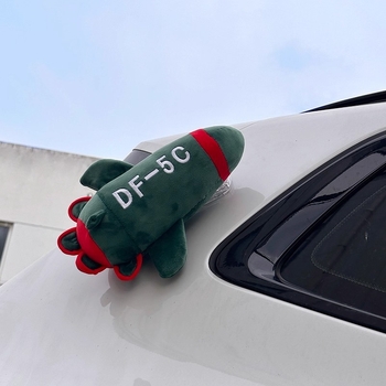 Автомобилен външен декор с плюшена кукла, персонализируемо, стил: традиционен китайски, интериорен декор