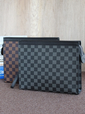 Мъжки клъч чанта PVC, райета, подплата полиестер, марка Mini dragon