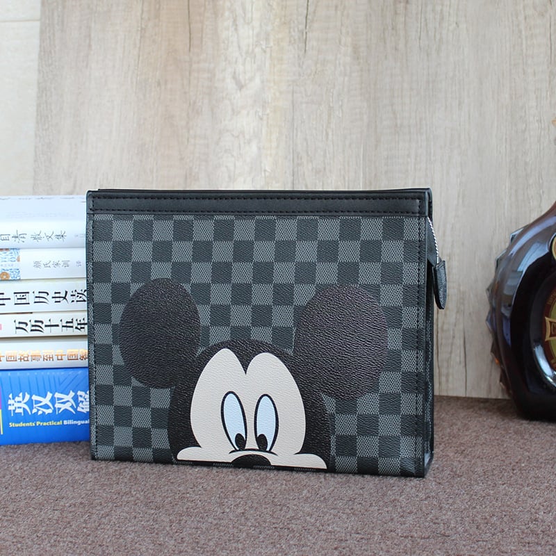 Мъжки клъч чанта PVC, райета, подплата полиестер, марка Mini dragon