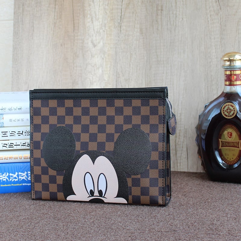 Мъжки клъч чанта PVC, райета, подплата полиестер, марка Mini dragon