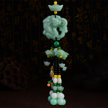 Krištalni auto privjesak u obliku bundeve – kineski tradicionalni stil, unutarnja dekoracija automobila, Energy Hut