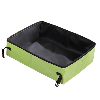 Brosh котешка тоалетна тава за пясък, преносима, сгъваема, анти-сплеш, за открити пътувания с кола