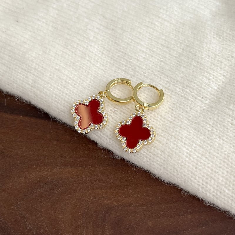 Медни клипсове за уши, геометрична форма, електроплатиране, за жени