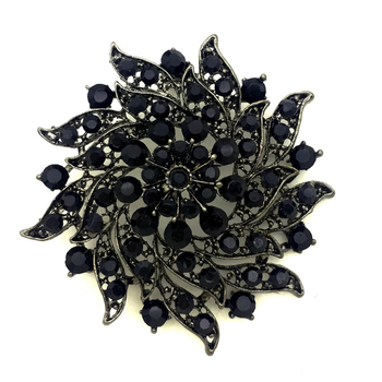Broš s rhinestones, geometrijski dizajn, unisex, korejski stil, retro