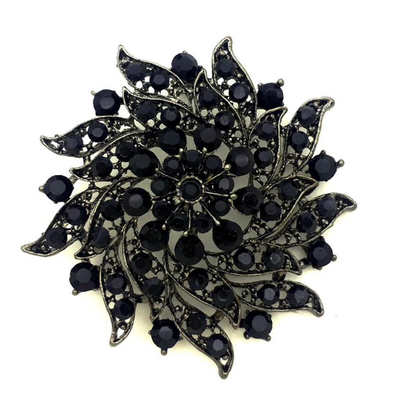 Broš s rhinestones, geometrijski dizajn, unisex, korejski stil, retro
