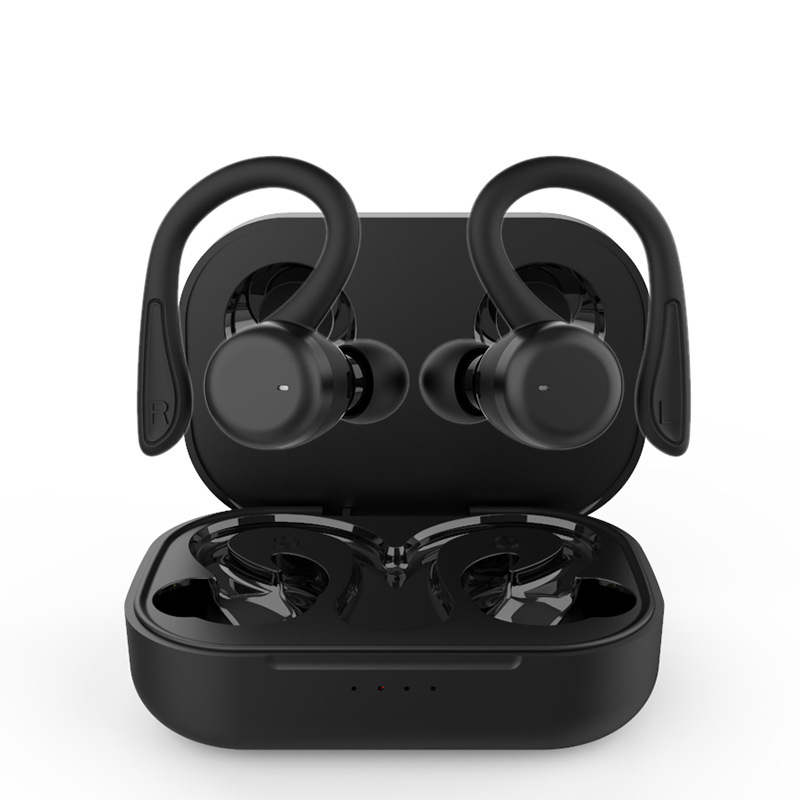 Căști TWS pentru sport, cu agățare pentru ureche, IPX6 rezistente la apă, Bluetooth 5.3, peste 8 ore baterie, sunet stereo