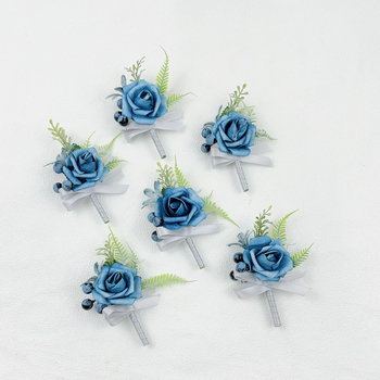 Set de corsage pentru nuntă pentru familie – trandafiri PE, lucrat manual, brand Hagi mani