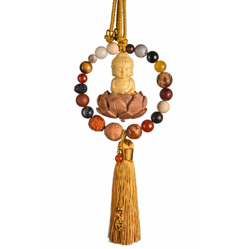 Pandantiv auto din lemn, stil chinezesc tradițional, decor interior, Xiangbaihui