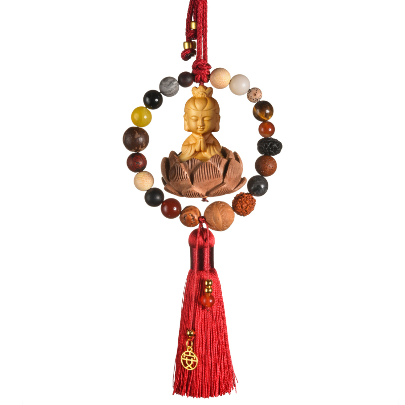 Pandantiv auto din lemn, stil chinezesc tradițional, decor interior, Xiangbaihui