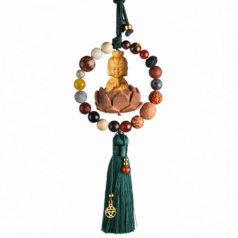 Pandantiv auto din lemn, stil chinezesc tradițional, decor interior, Xiangbaihui