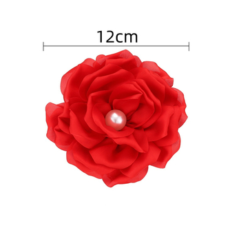 Textil virágos brooch, kézzel készült, női divat kiegészítő, corsage, 2024 tavaszi megjelenés