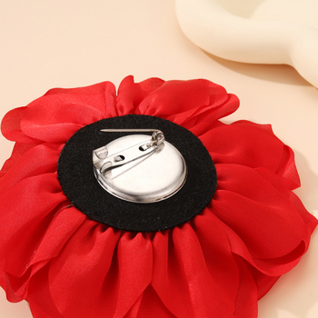 Textil virágos brooch, kézzel készült, női divat kiegészítő, corsage, 2024 tavaszi megjelenés