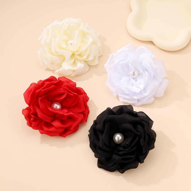 Textil virágos brooch, kézzel készült, női divat kiegészítő, corsage, 2024 tavaszi megjelenés