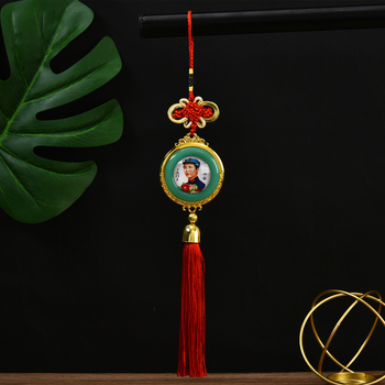 Сплавна автомобилна висулка за интериора за огледалото за обратно виждане, Guanyin, китайски традиционен стил, персонализирана поръчка