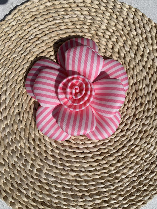 Háromdimenziós poliészter corsage, virág alakú, uniszex kiegészítő, tömeges csomagolás