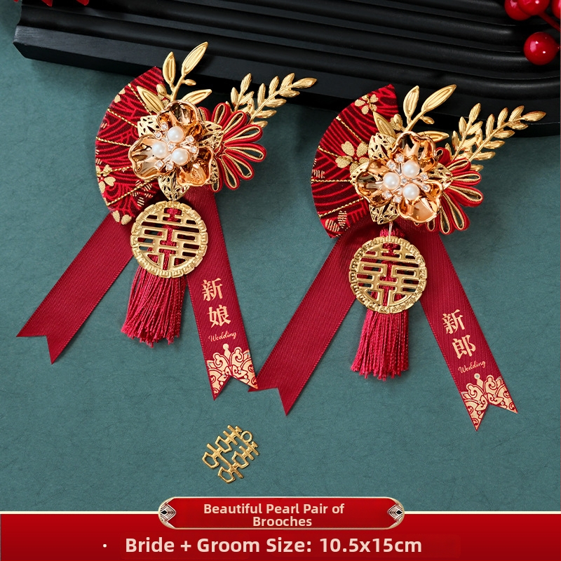 Vestuvių corsage komplektas šeimai ir vestuvinės šventei dalyviams – audinys, kinų stilius, be pritaikymo, specifikacijos: 80