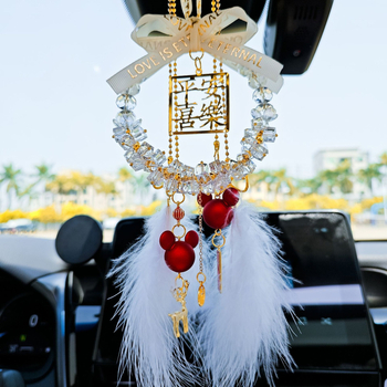 Кристална висулка за огледало за обратно виждане – автомобилна вътрешна декорация, модерен стил