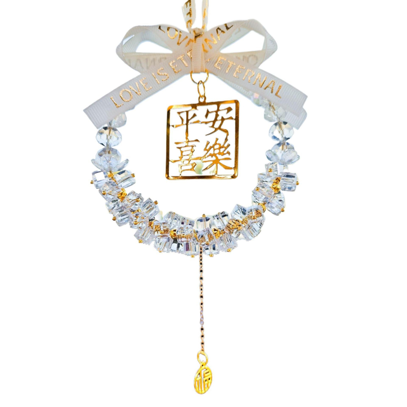 Кристална висулка за огледало за обратно виждане – автомобилна вътрешна декорация, модерен стил