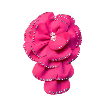 Hajdísz hajhoz – poliészter szálból készült virág, koreai stílus, virág alak, testreszabás elérhető, nyár 2025 kiadás