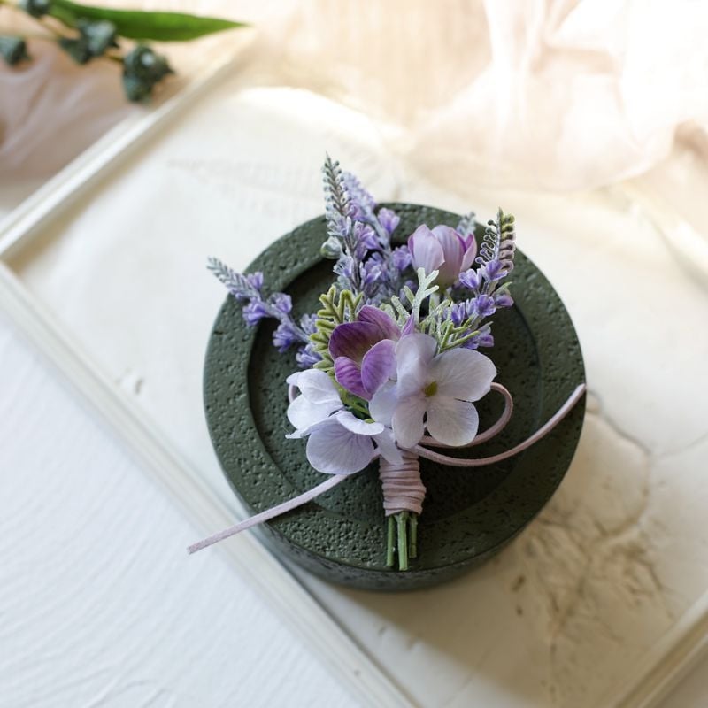 Esküvői corsage – kézzel készített műanyag virágok, testreszabható, Small fresh márka