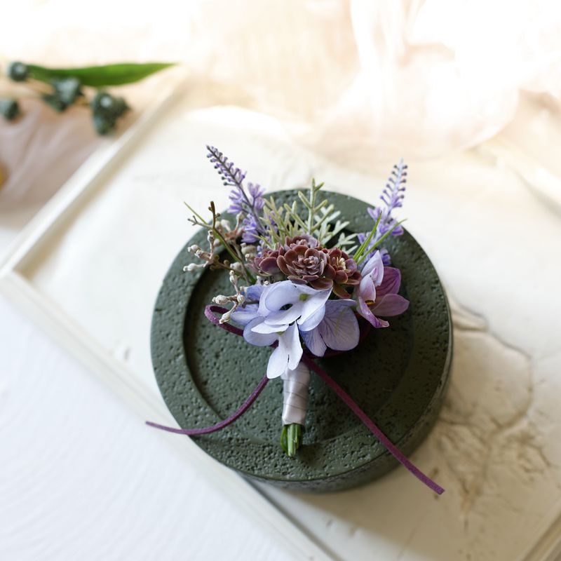 Esküvői corsage – kézzel készített műanyag virágok, testreszabható, Small fresh márka