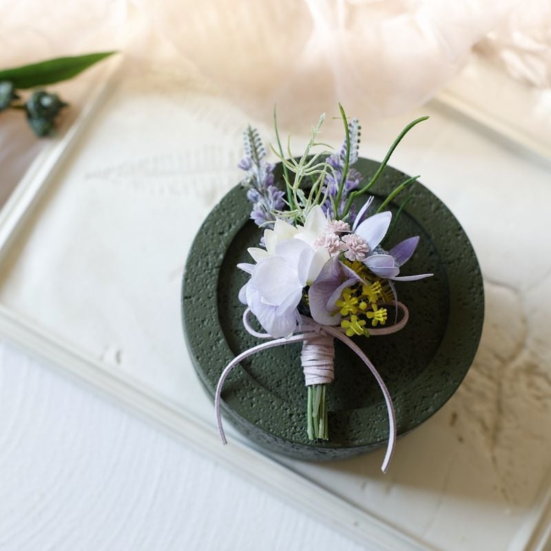 Esküvői corsage – kézzel készített műanyag virágok, testreszabható, Small fresh márka