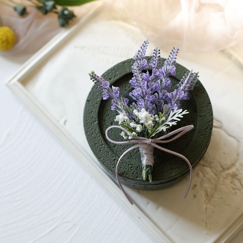 Esküvői corsage – kézzel készített műanyag virágok, testreszabható, Small fresh márka