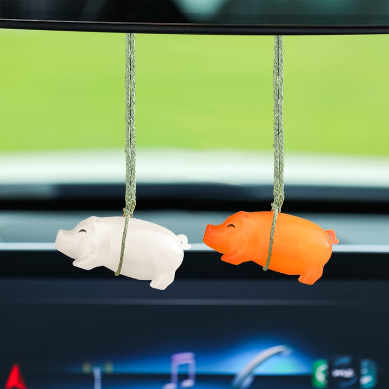 Ключодържател за кола с променящ се цвят при светлина/UV, мотив печена патица, пластмасов, марка Tang Yi, стил прост