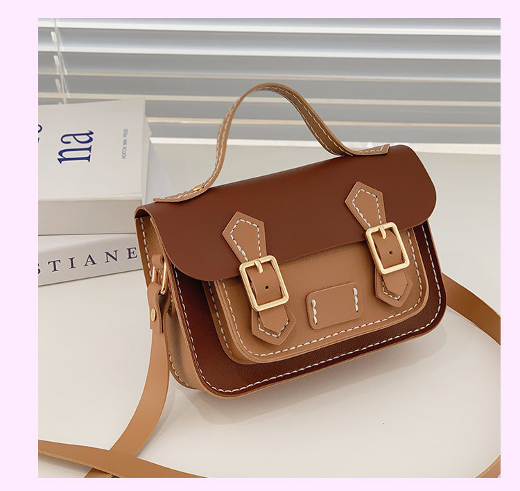 PU tkanina crossbody torba s unutarnjim patch džepom, zatvaranje kapom, jedna naramenica
