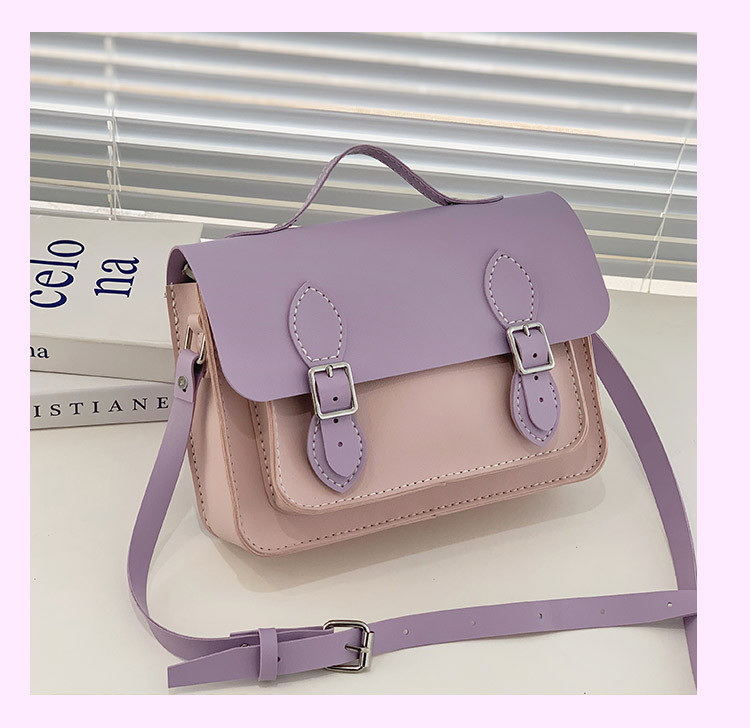 PU tkanina crossbody torba s unutarnjim patch džepom, zatvaranje kapom, jedna naramenica